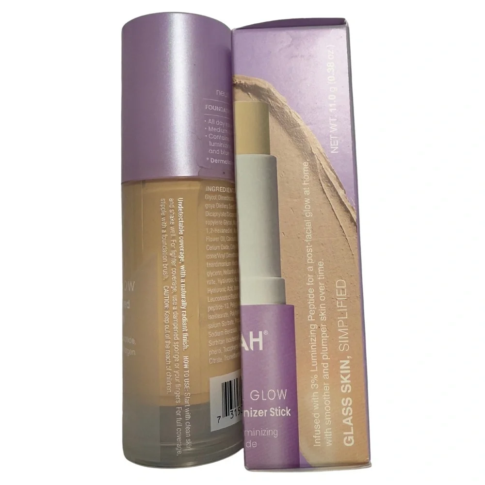JOAH Crystal Glow Peptide-Infused Foundation - Tan
